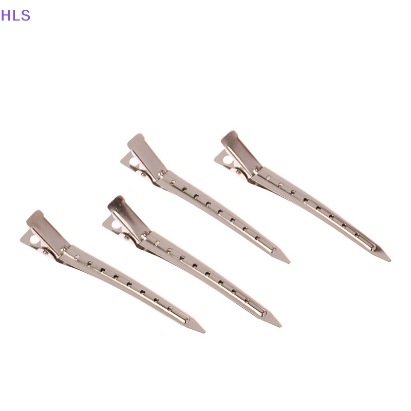 Set 10 Kẹp Tóc Tạo Kiểu DIY Bằng Kim Loại Chuyên Dụng Cho Salon