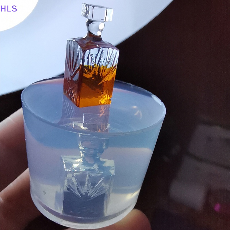 Mô Hình Chai Rượu DIY Mini Bằng Silicone 1: 12 Trang Trí Nhà Búp Bê