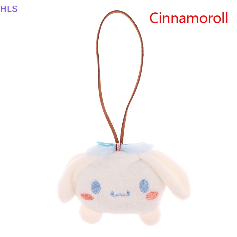 SANRIO Móc Khóa / Túi Xách Hình Cinnamoroll Melody Kulomi Nhồi Bông Dễ Thương Chống Thất Lạc