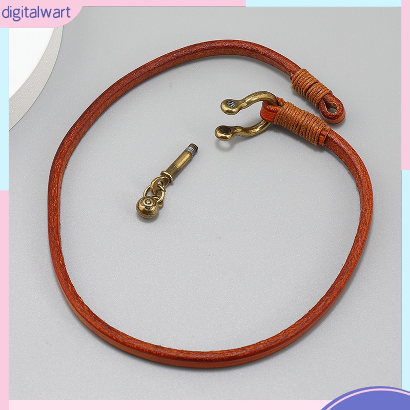 [DG] Vòng Tay Da Hai Lớp Phong Cách retro Âu Mỹ Sáng Tạo Đơn Giản Dành Cho Nam