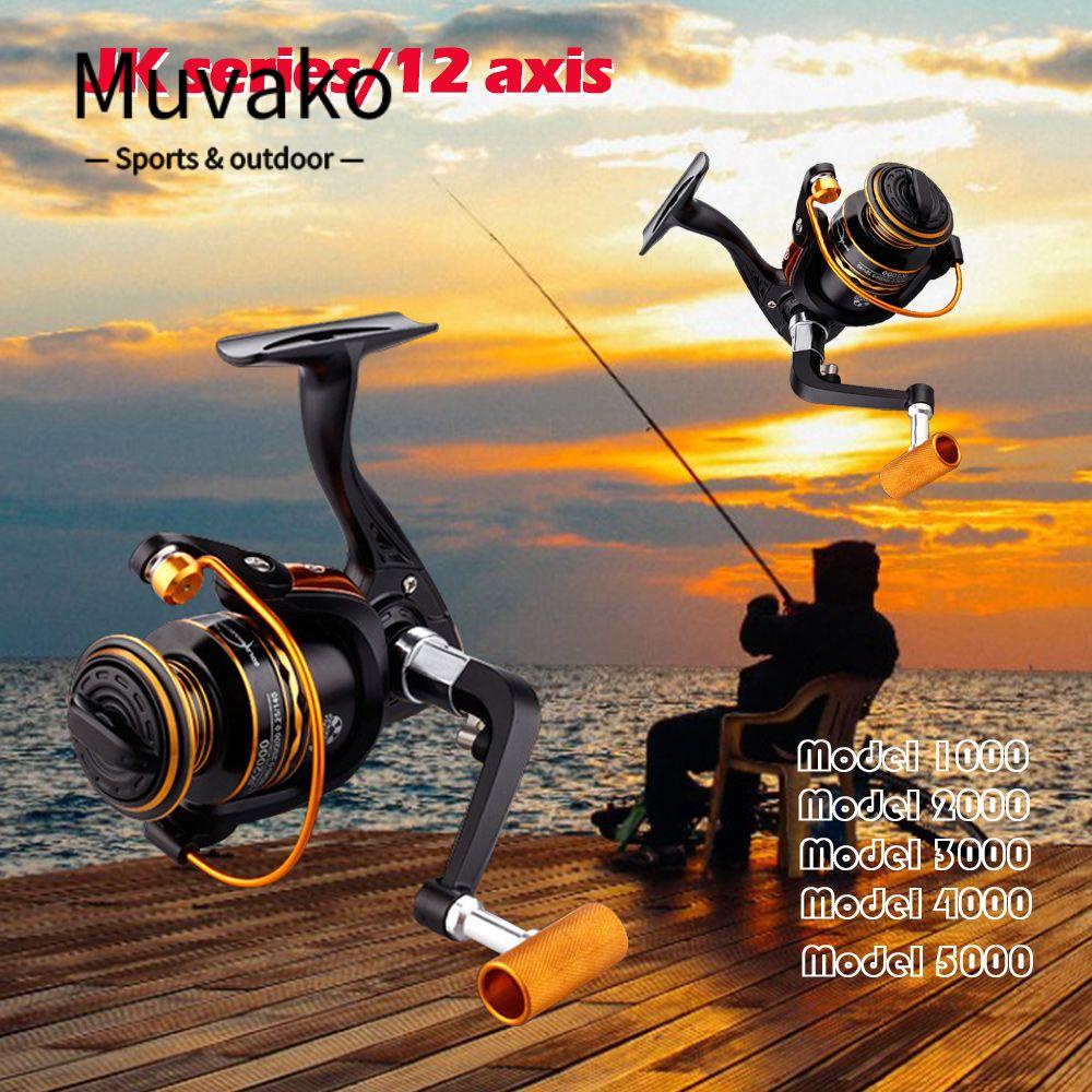 MUVAKO Máy Câu Cá 12 Trục Luya JK1000 Chất Lượng Cao