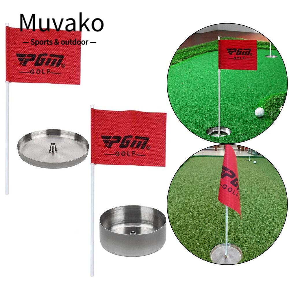 MUVAKO Cốc Inox Đựng Gậy Đánh Golf Trong Nhà / Ngoài Trời Tiện Dụng