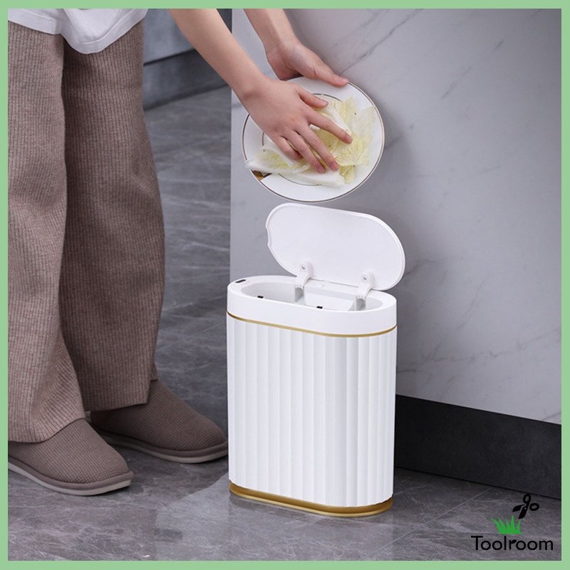 Thùng Rác Cảm Ứng Lớn Không Chạm Có Nắp Đậy