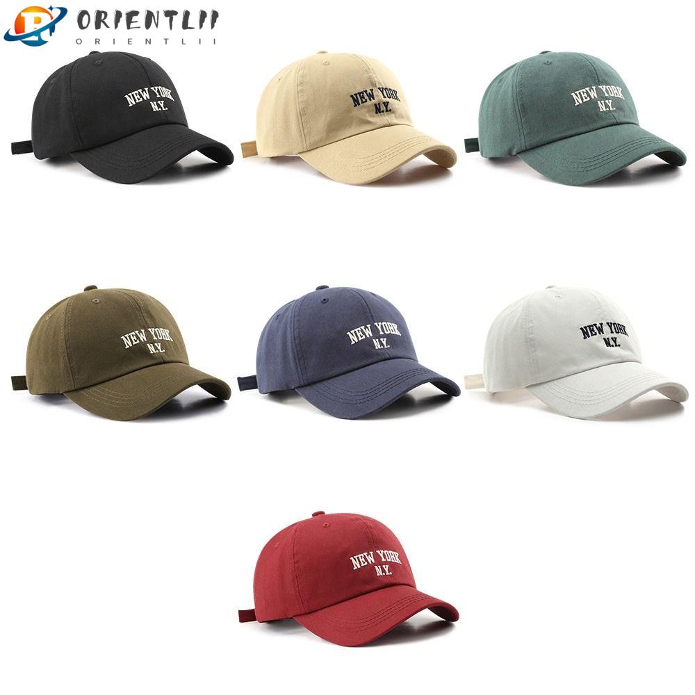 ORIENTLII Bán Chạy! Mũ Lưỡi Trai Thêu Chữ