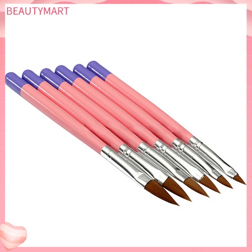 Set 6 Cọ Vẽ Móng Tay Acrylic Chuyên Nghiệp DIY