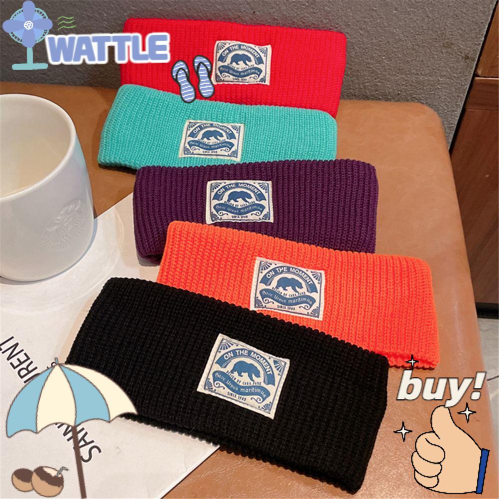 WTTLE Băng Đô Dệt Kim Mềm Mại Co Giãn Giữ Ấm