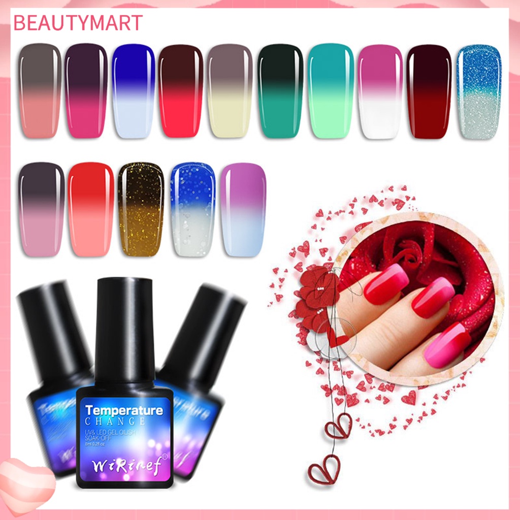 Sơn Móng Tay 8ml Lâu Trôi Màu Sắc Gradient Chuyên Nghiệp