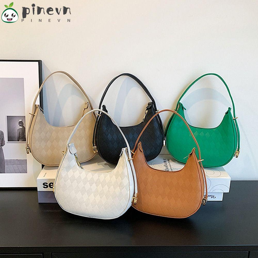 PINEVN Túi Xách Da PU Thiết Kế Đơn Giản Thời Trang Cho Nữ