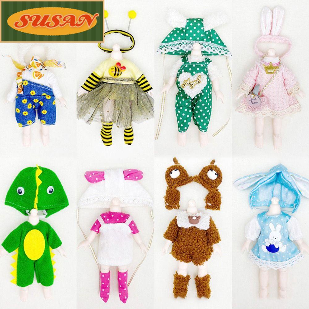 SUSANS Đầm Thời Trang Xinh Xắn Dành Cho Búp Bê Ob11 Gsc 16~17cm