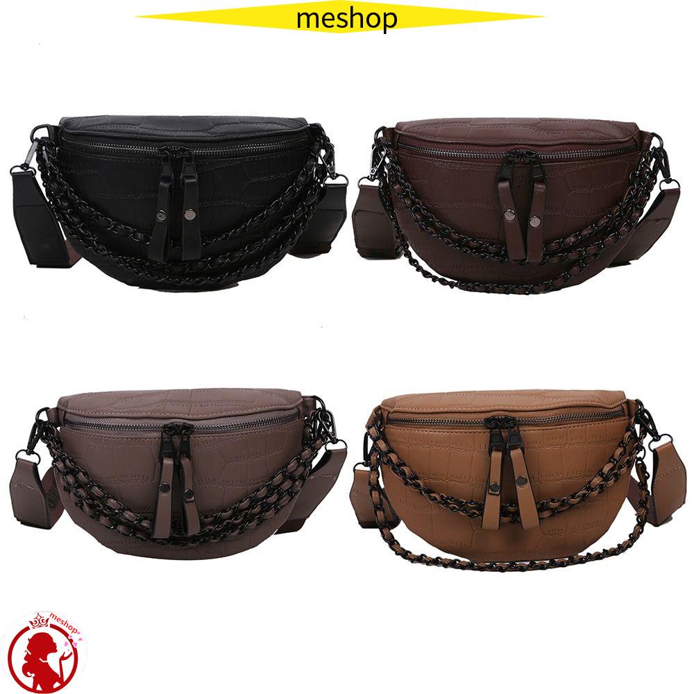 Túi Da PU Đeo Chéo Nhỏ Có Khóa Kéo Phong Cách Cổ Điển Cho Nữ