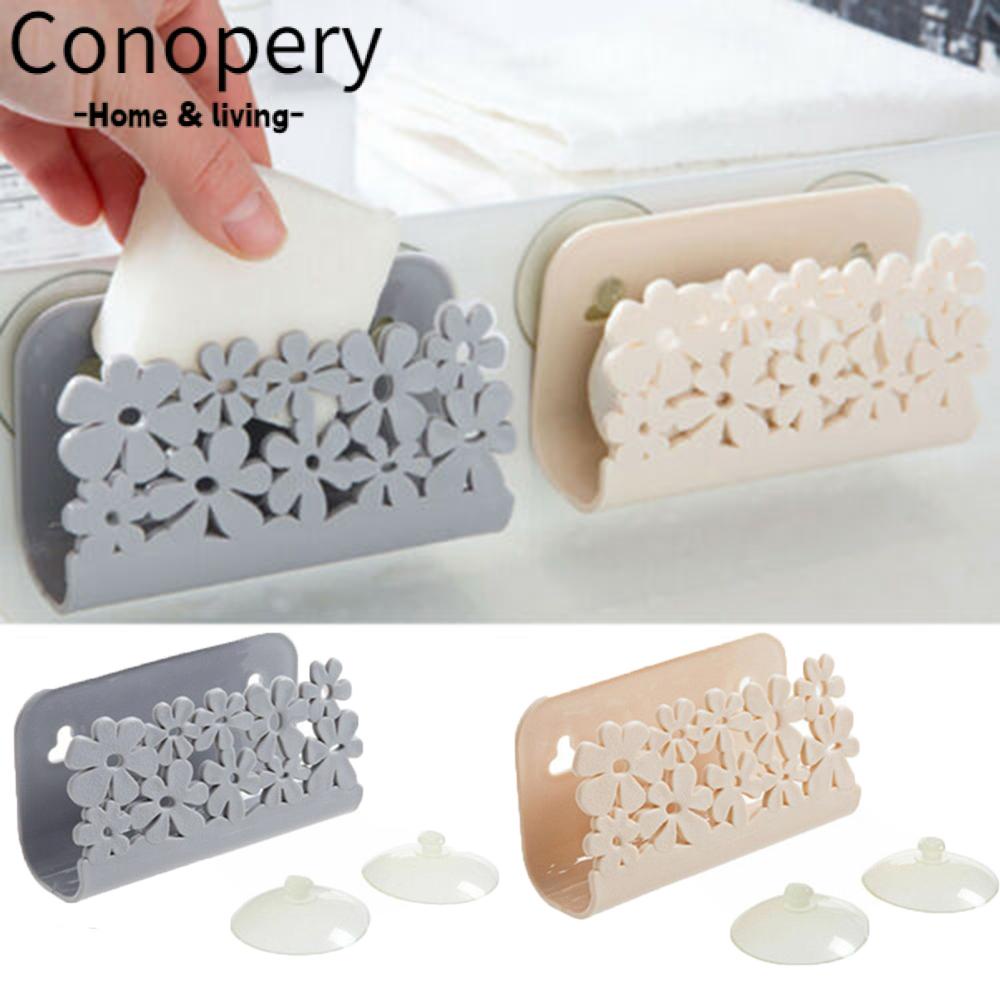 CONOPERY Giá Đỡ Bọt Biển Rửa Chén Có Giác Hút Gắn Bồn Rửa