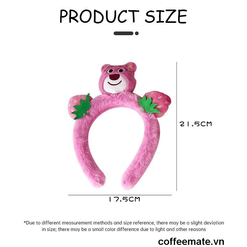 ⚡Cài tóc băng đô gấu dâu nhồi bông mẫu mới siêu xinh