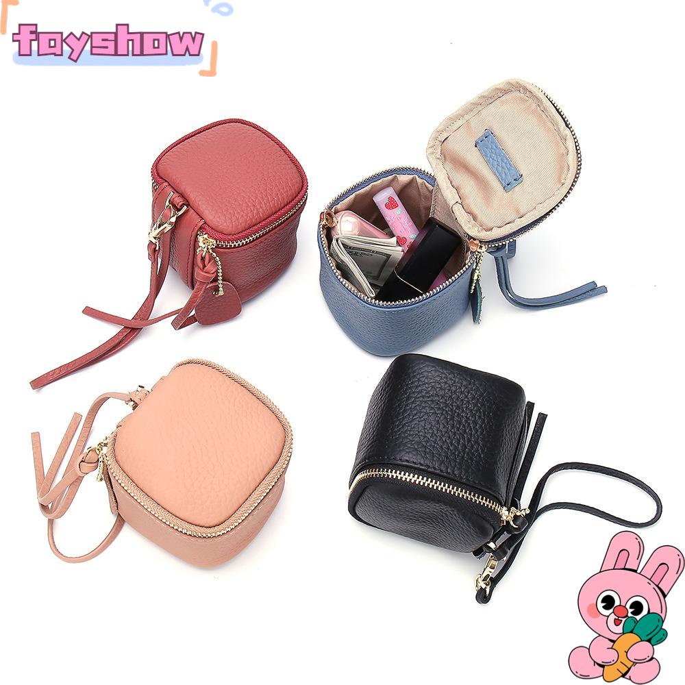 FAY Túi Đựng Mỹ Phẩm Bằng Da Thật Cao Cấp