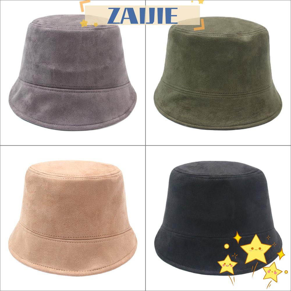 ZAIJIE24 Nón Bucket Chất Cotton Thiết Kế Mới Cho Nam Và Nữ