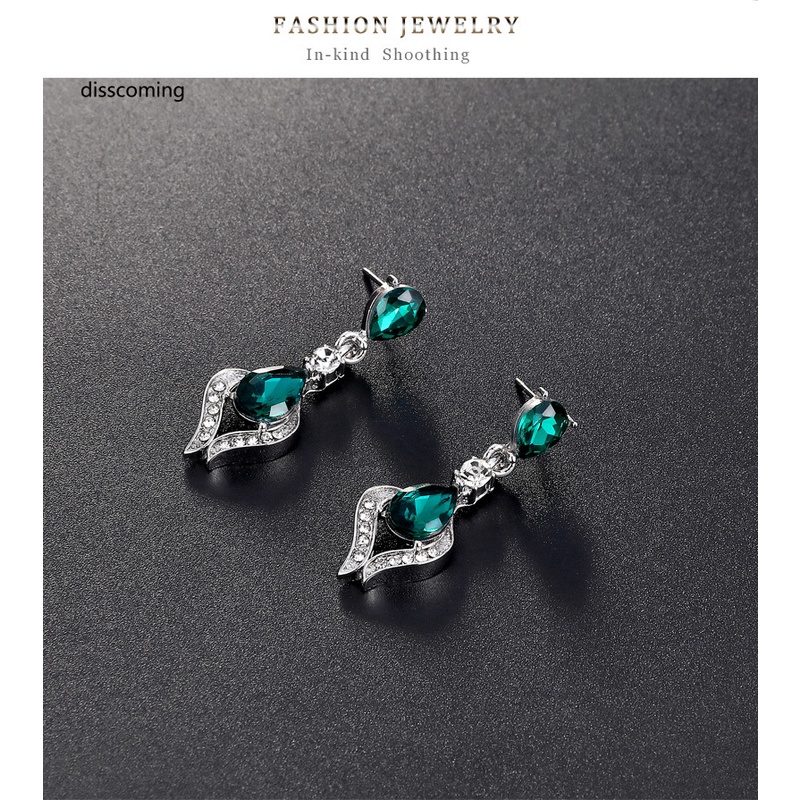 Đầm Nữ Kiểu Dáng Dễ Thương Xinh Xắn Hợp Thời Trang| Set Vòng cổ Và Bông Tai Con Công Đính Đá Pha Lê Lấp Lánh