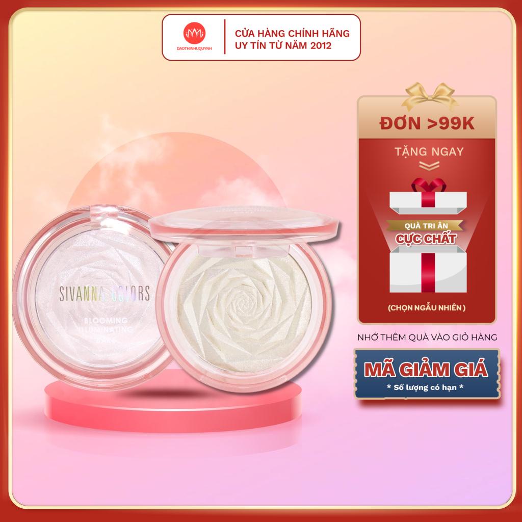 Phấn Bắt Sáng Hightlight Sivanna Colors Blooming Illuminating Bake HF8101 10g