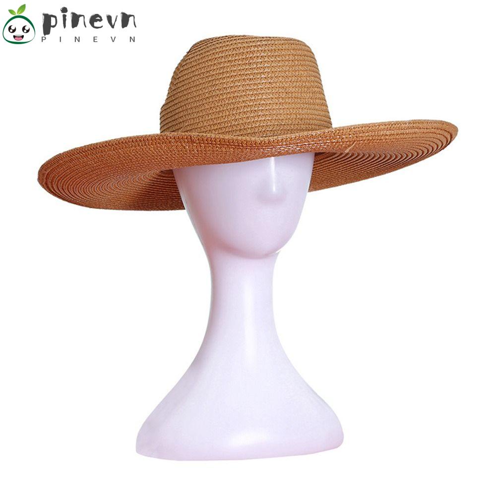 PINEVN Mô Hình Đầu Người Trưng Bày Tóc Giả Màu Trắng Đứng