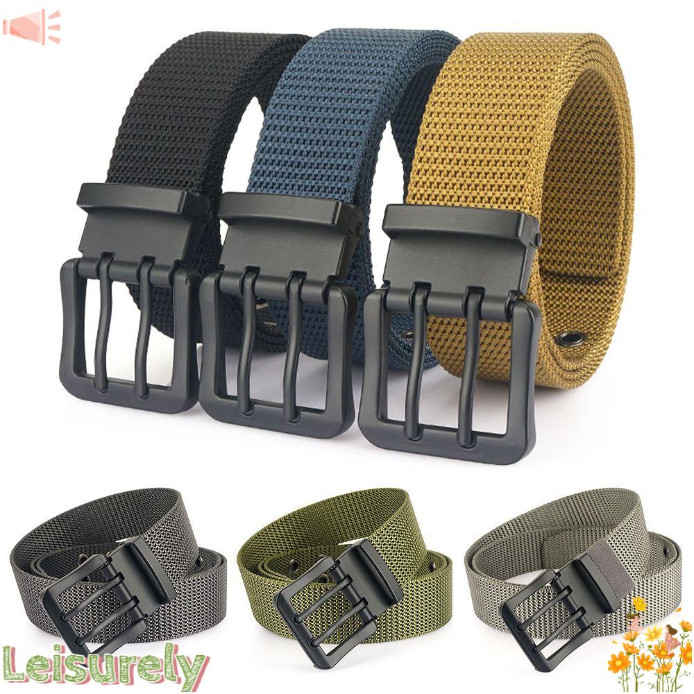 LEILY Thắt Lưng Bện Sợi Nylon Nhanh Khô Thiết Kế Sang Trọng Đơn Giản