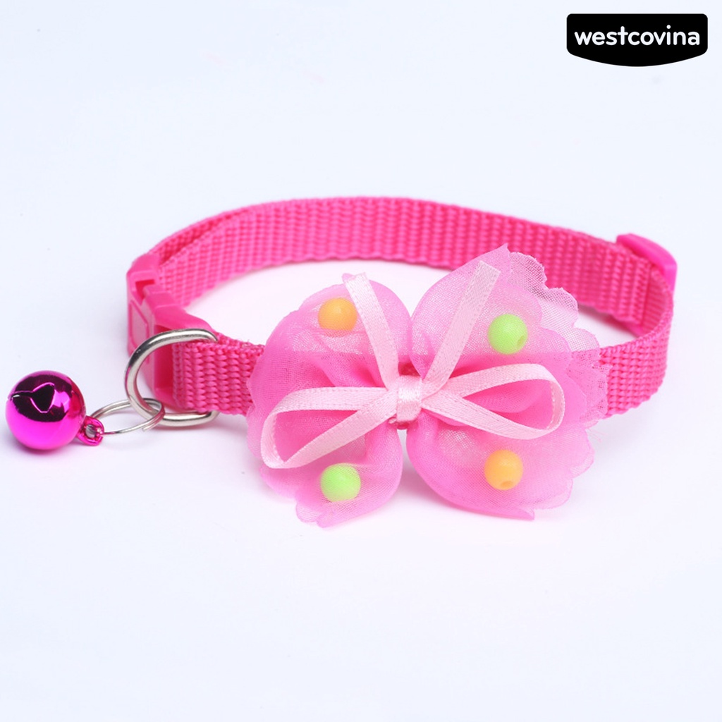 [COD]♞Vòng Cổ Gắn Chuông Màu Trơn Dễ Thương Dành Cho Thú Cưng