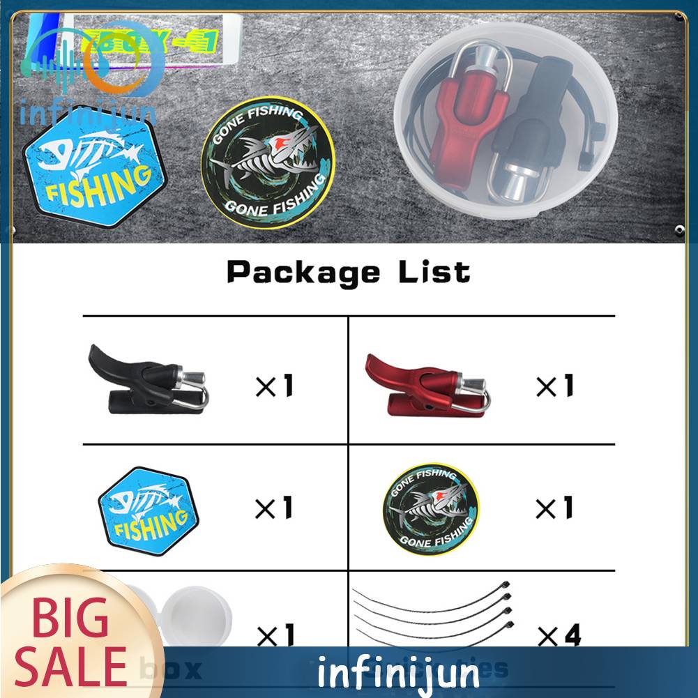 Set 2 Nút Bảo Vệ Ngón Tay Khi Câu Cá