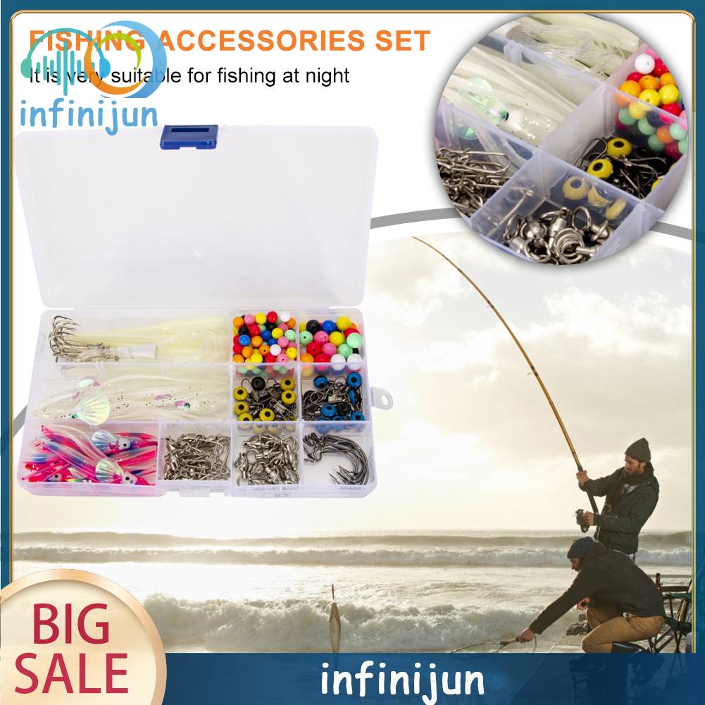 Set 226 Phụ Kiện Câu Cá Mềm Chuyên Dụng