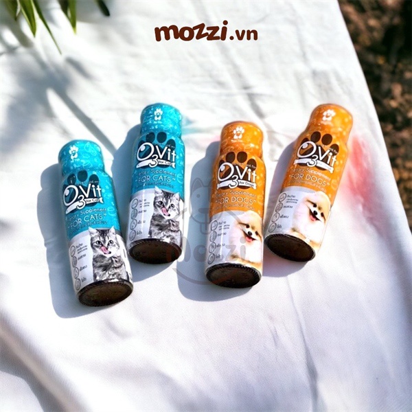 O3vit Dầu cá dưỡng da lông 50ml cho chó mèo