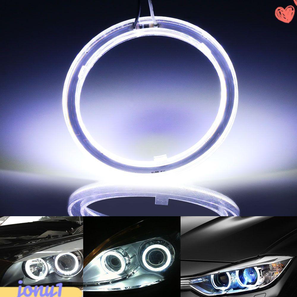 JONYE Đèn Pha Led Ban Ngày Màu Trắng Hình Đôi Mắt Thiên Thần Chuyên Dùng Cho Xe Hơi