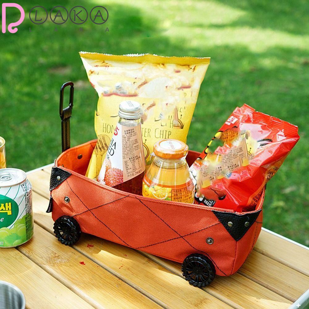 Hộp Đựng Khăn Giấy LAKAMIER Bằng Vải Bạt Đa Năng Có Thể Gấp Gọn Dùng Trong Nhà Và Ngoài Trời