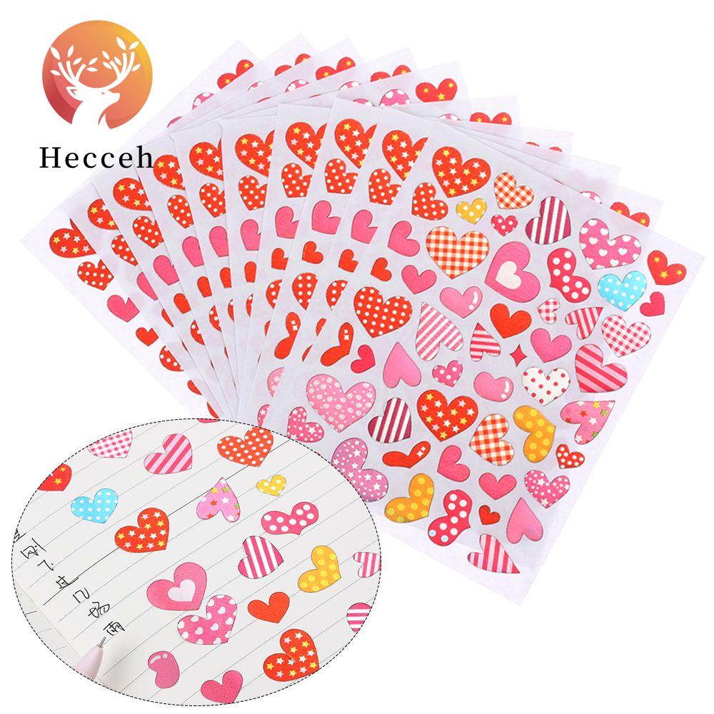 HECCEH Bộ 10 Miếng Dán Hình Ngôi Sao Năm Cánh Dùng Trang Trí Album Ảnh