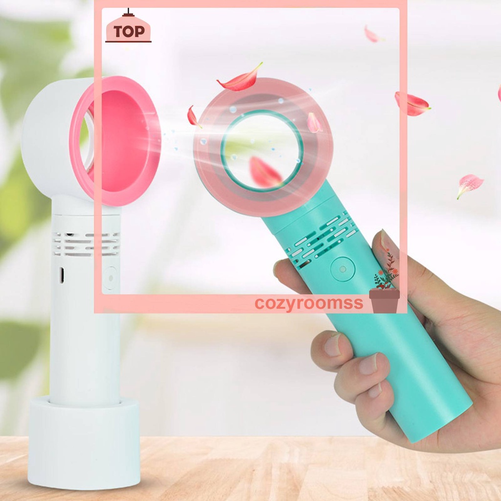 Quạt Mini Cầm Tay Không Cánh 3 Tốc Độ 1200mAh