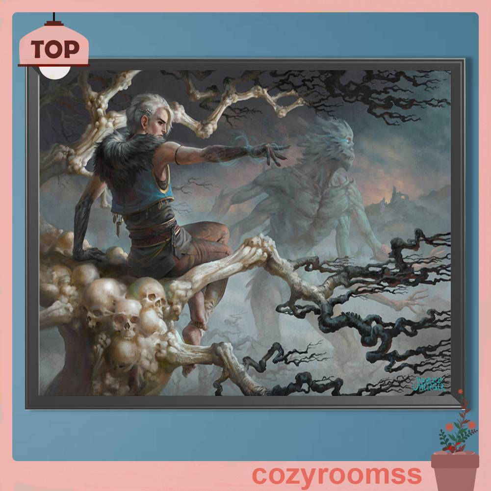 Tranh Đính Đá Kim Cương Toàn Bộ 5D DIY Hình Vẽ Trừu Tượng Trang Trí Nhà Cửa