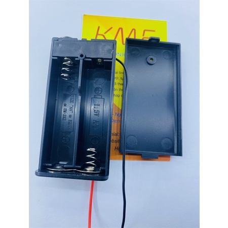 Đế pin 2 pin AA có nắp (Cái)