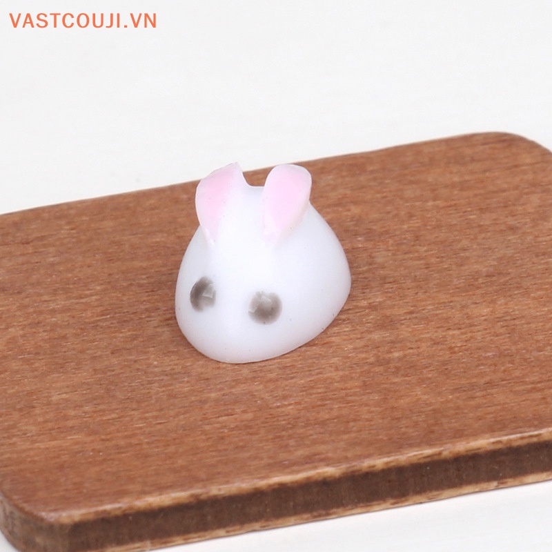 1 Bộ Mô Hình Thỏ Mini Tỉ Lệ 1: 12 Trang Trí Nhà Búp Bê