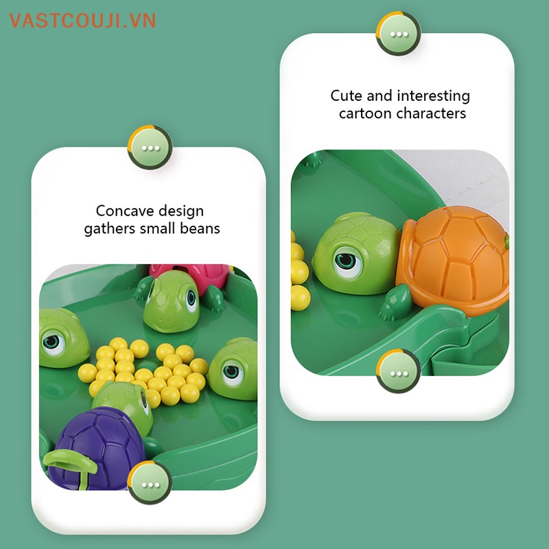 Bộ Trò Chơi Rút Đậu Nuôi Rùa VASTJI Hungry Vui Nhộn Cho Bé
