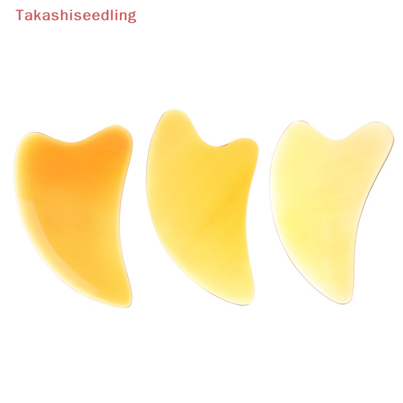 (Takashiseedling) Tấm Cạo Mát Xa Bằng Sừng Ox Tự Nhiên Chăm Sóc Sức Khỏe