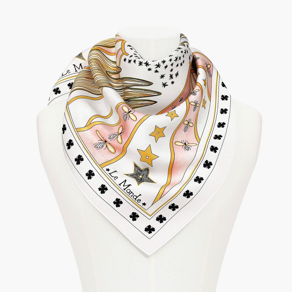 Khăn Quàng Cổ Vuông Nhỏ Xinh 53cm Thời Trang Công Sở Cho Bạn Gái