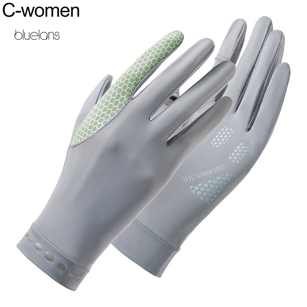 1 Đôi Găng Tay Chống Nắng Mềm Mại Thoáng Khí Thoải Mái Có Thể Mở Tay Bảo Vệ Mùa Hè Cho Nữ