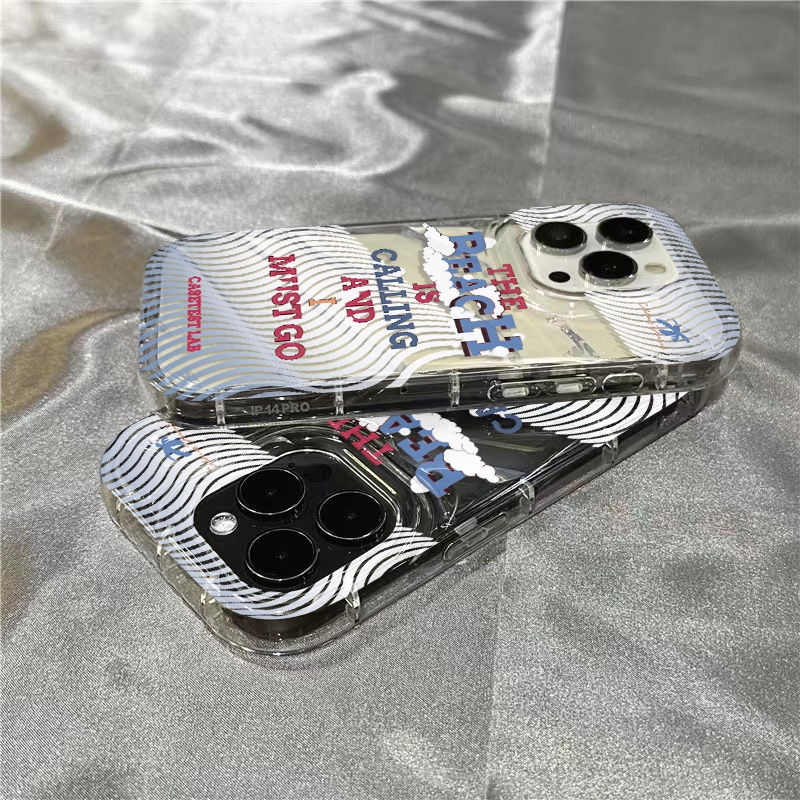 Ốp Điện Thoại Mềm Trong Suốt In Chữ Tiếng Anh Dễ Thương Cho Iphone 14Promax 1312 / 11 7 / 8plus xr / sins QKQX