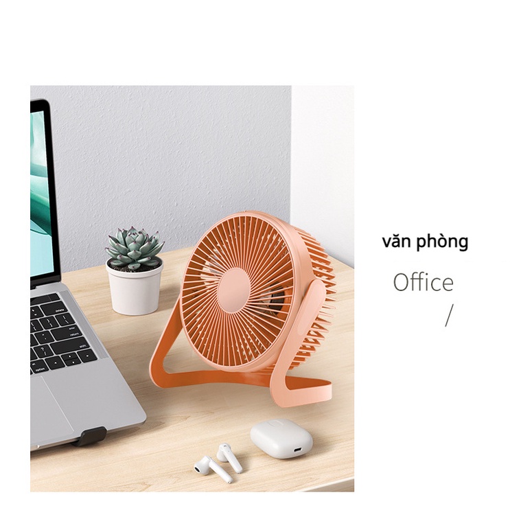⚡️Ready stock⚡️Quạt usb mini kích thước 5 inch giảm âm lượng, quạt bàn nhỏ, quạt bàn văn phòng