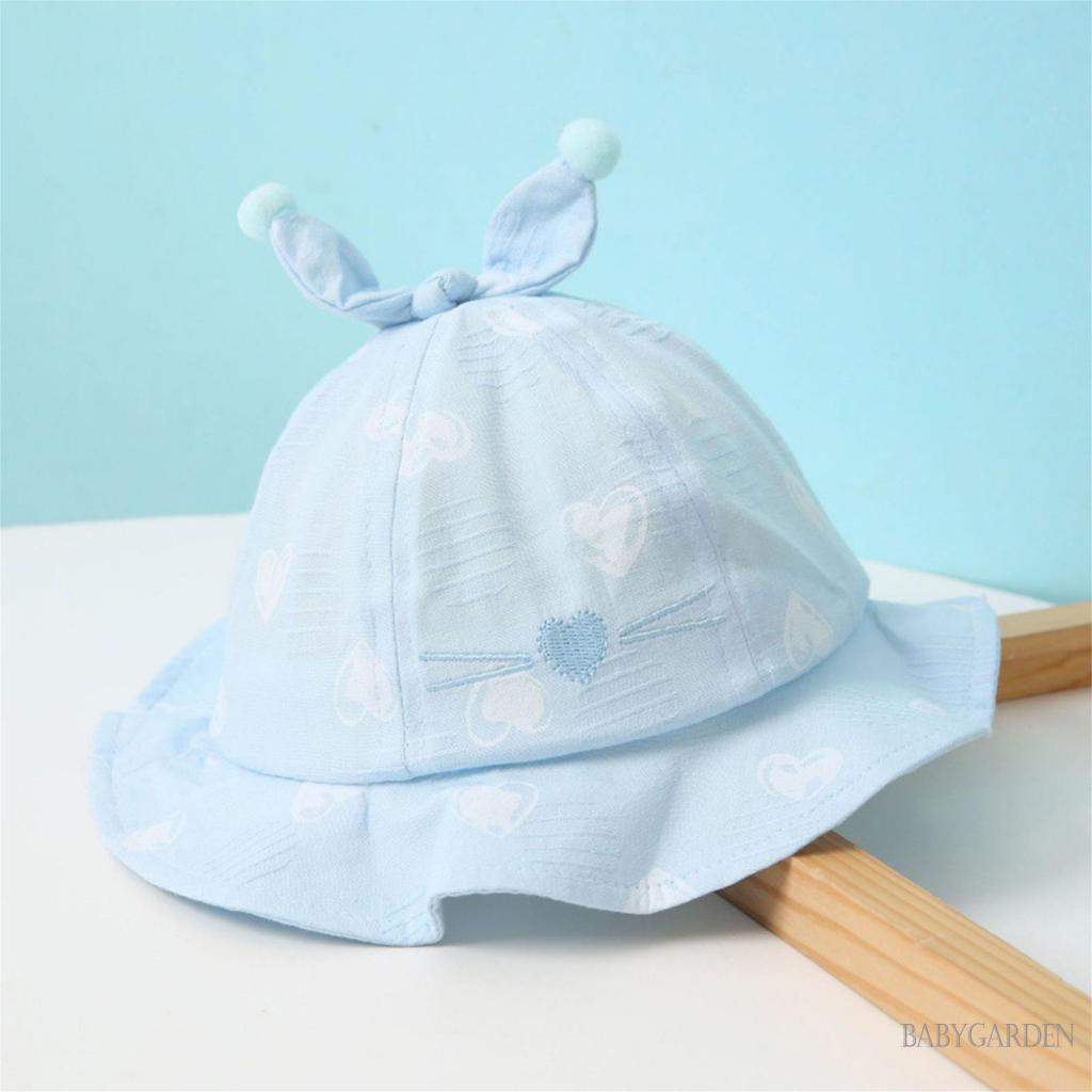 Nón Tai Bèo Vành Rộng Mềm Mại Thoáng Khí Thời Trang Mùa Hè Dành Cho Trẻ 3-24 Tháng Tuổi