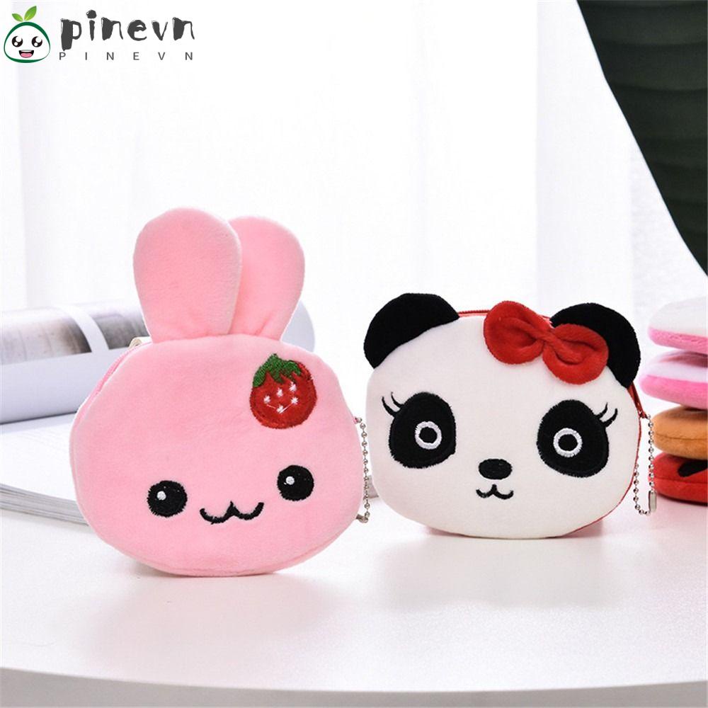 PINEVN Ví Mini Đựng Tiền Xu Kiểu Dáng Đơn Giản Theo Phong Cách Retro