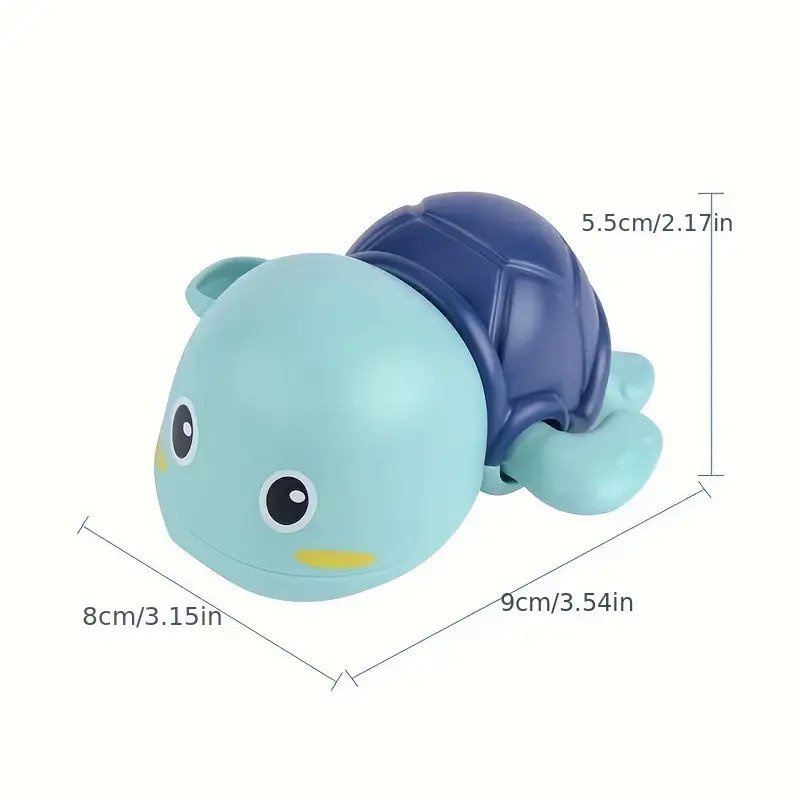 Đồ Chơi Lên Dây Cót Hình Rùa Hoạt Hình Dễ Thương Cho Bé Chơi Khi Tắm