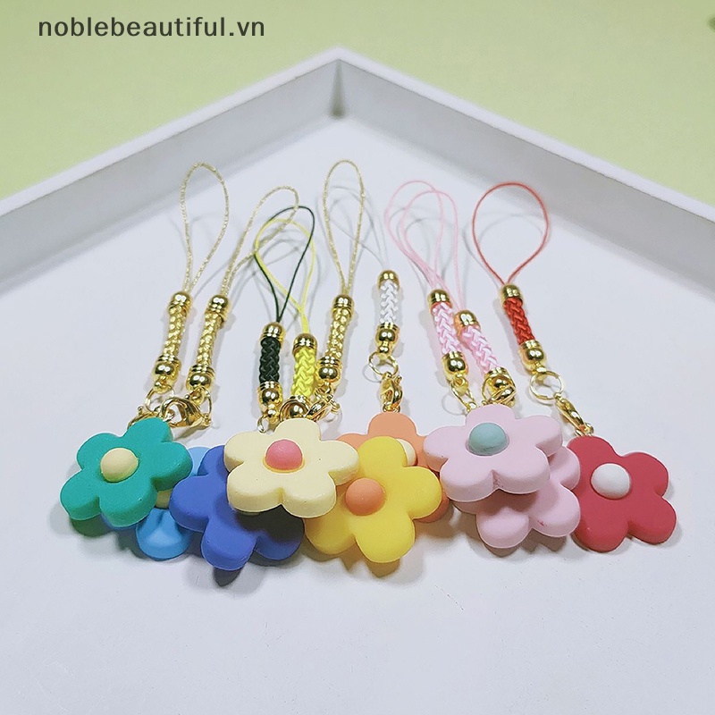 1 Móc Khóa Hình Bông Hoa Ngọt Ngào Dễ Thương