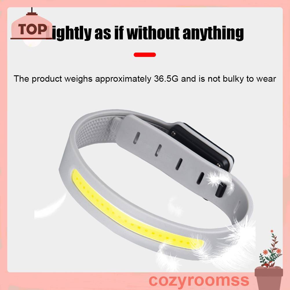 Đèn LED COB 350mAh 500LM IPX4 Chống Thấm Nước Có Thể Sạc Lại Qua Cổng USB