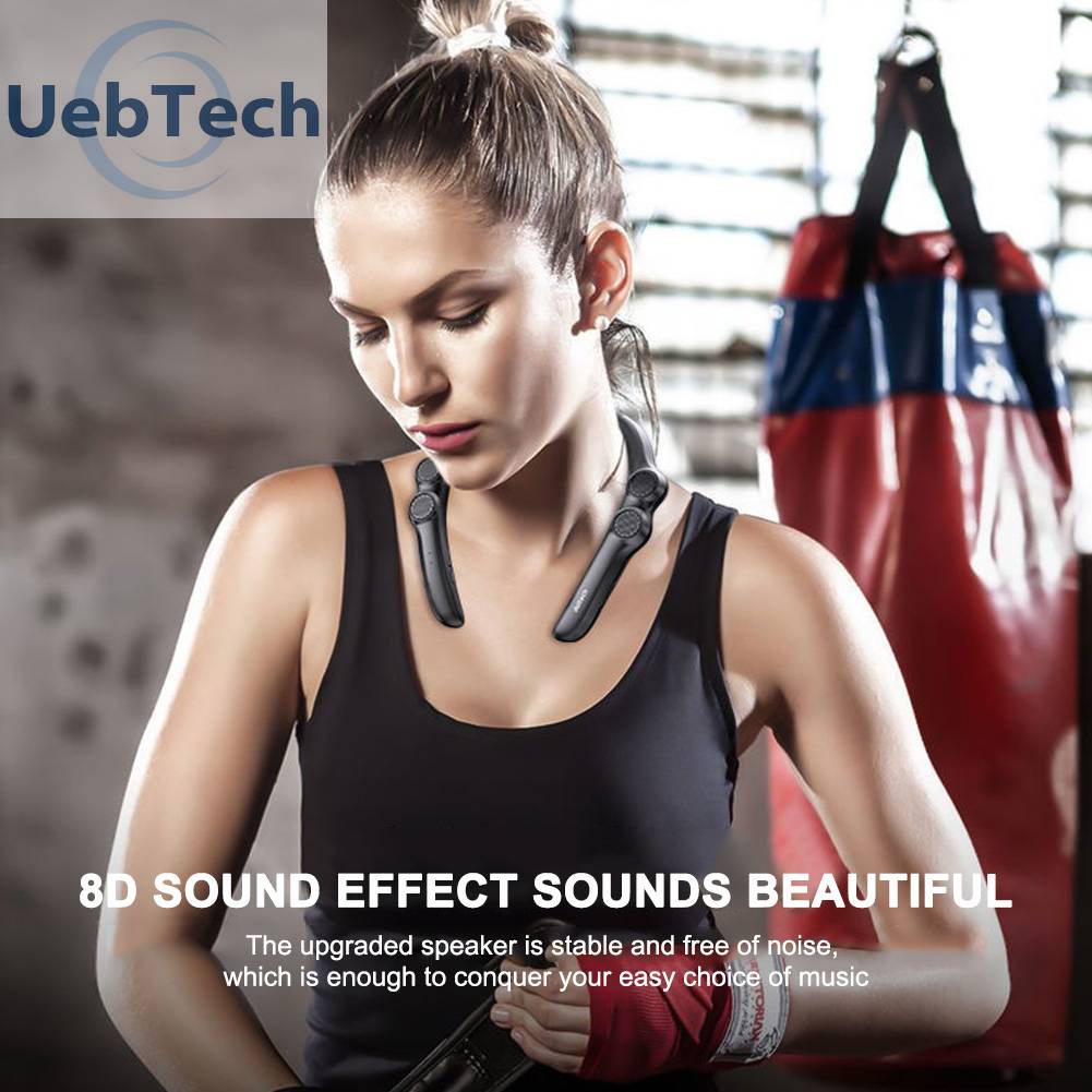 Loa Bluetooth Đeo Cổ Không Dây Âm Thanh Stereo Sống Động Và Phụ Kiện