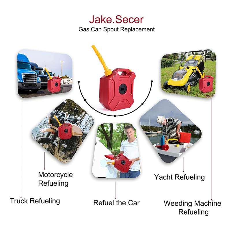 Set 33 Vòi Phun Nhiên Liệu 5 Gallon Màu Vàng Phong Cách Cổ Điển