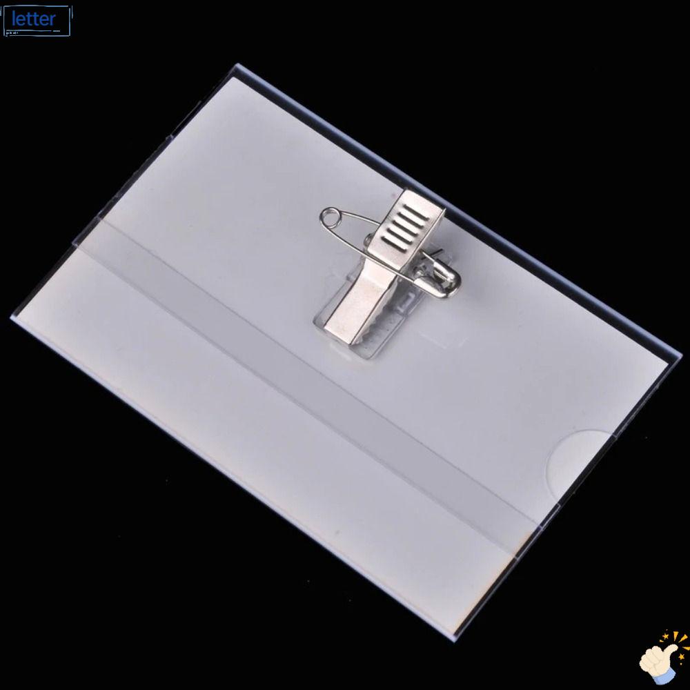 Set 10 Ghim Kẹp Giữ Thẻ ID An Toàn Tiện Dụng Cho Văn Phòng