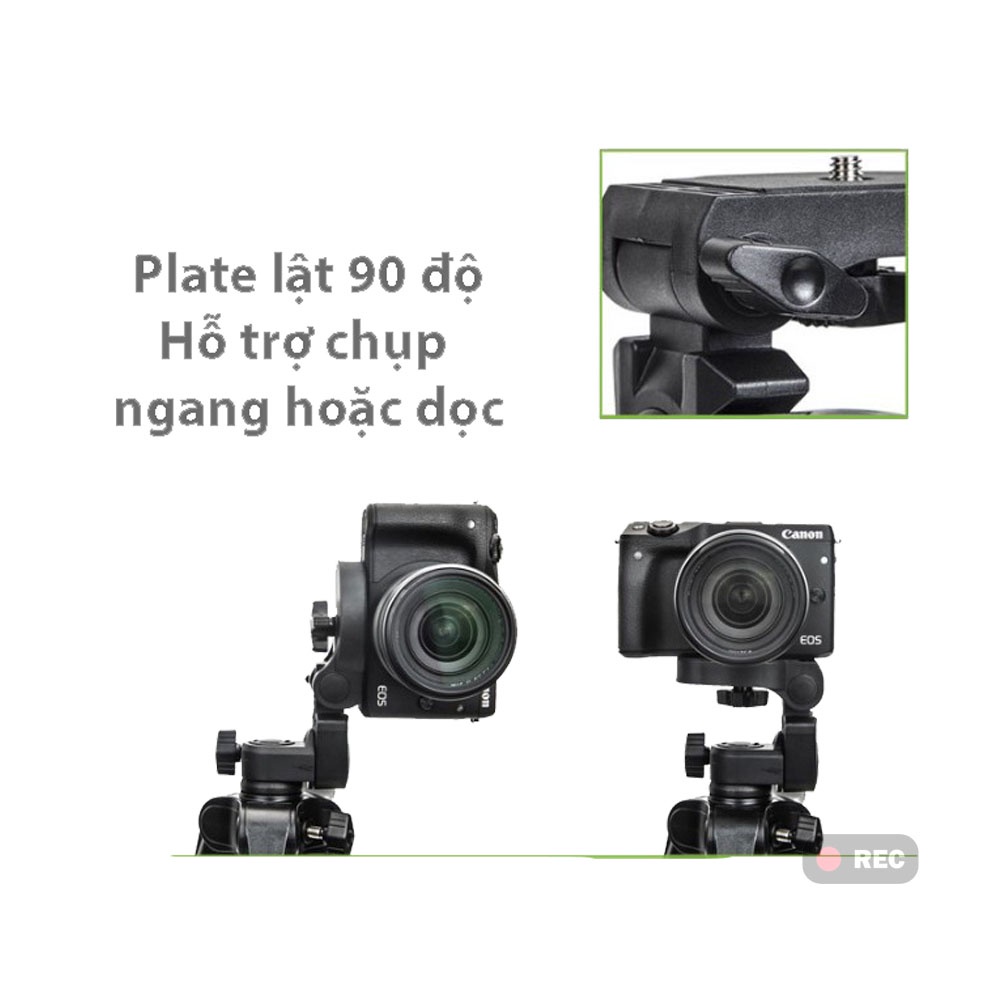 Giá đỡ điện thoại Yunteng 6108 kèm Remote Bluetooth