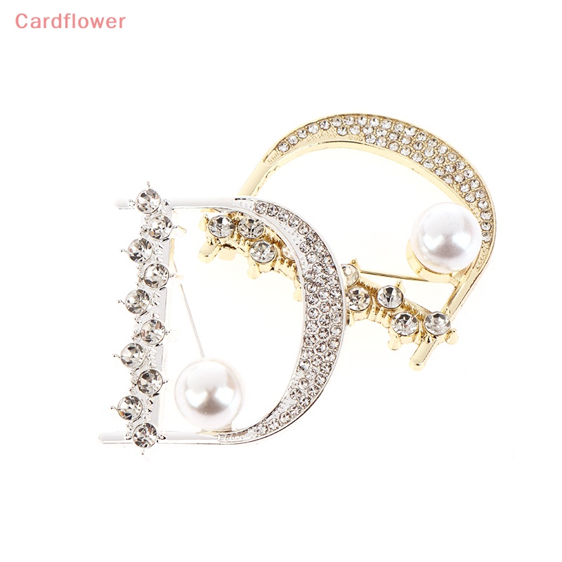 < Cardflower > Ghim Cài Áo Nhỏ Hình Chữ D Chưa Phai Màu Phụ Kiện Hàng Ngày Cho Nữ