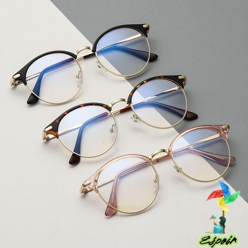 ESPO Kính Mát Gọng Kim Loại Chống Bức Xạ Thời Trang